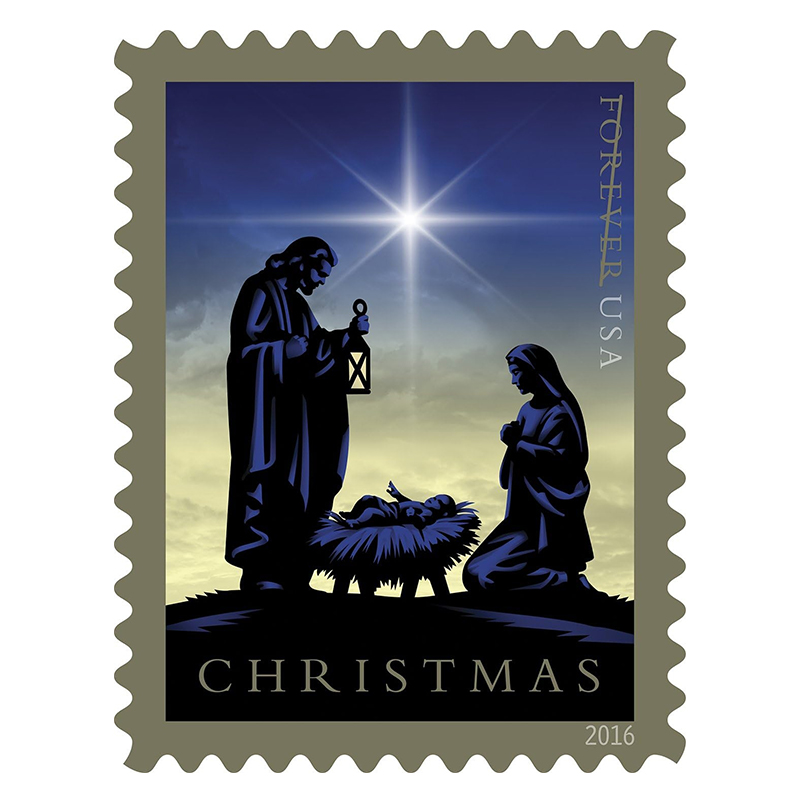 Nativity Forever stamp 2016