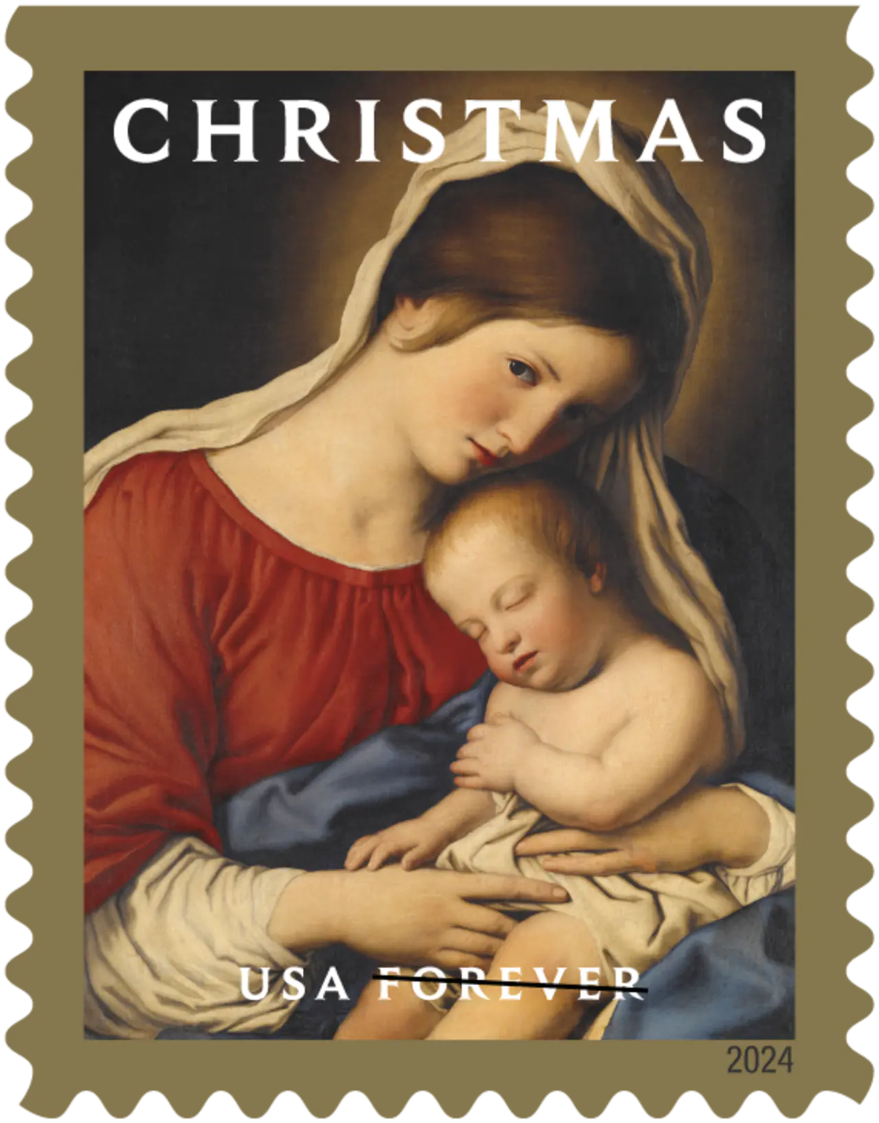 Christmas Virgin and Child 2024