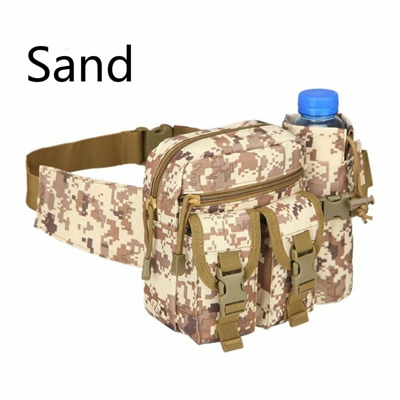 Men's Tactical Casual Fanny Waterproof Pouch Waist Bag Packs Outdoor Military Bag