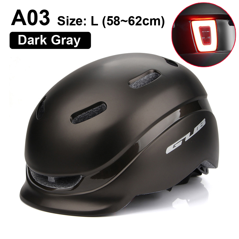 LED Light Bike Helmet City Cycling For Man Women Adult Bicycle Helmet Chargeable Downhill MTB Road Bike Scooter Helmet